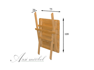 Söögilaud 2 kohta – mööbli rent – ArsiRent