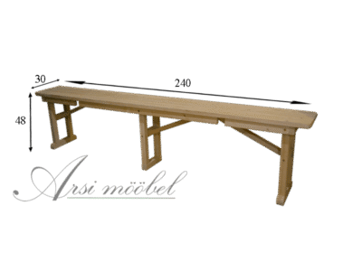 Söögilaua pink 4 kohta – mööbli rent – ArsiRent