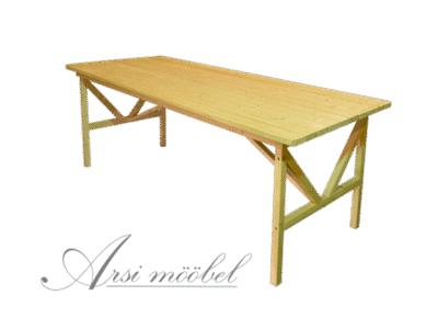 Söögilaud 8 kohta – mööbli rent – ArsiRent